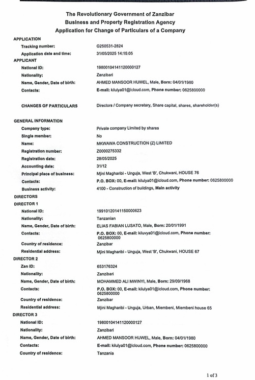 Business Licence